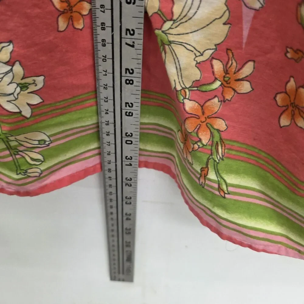 Soft Surroundings Floral Garden Blouse Women's Size 1X Pink - Picture 8 of 10